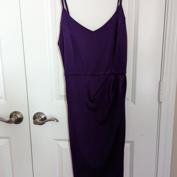 Purple spaghetti strap dress - Picture 1 of 3